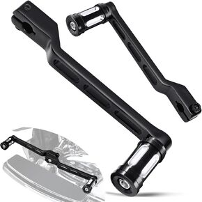 Benlari Toe Shifter Lever Pegs, Stainless Steel Heel Shift Pegs Fit for Harley Touring 1988-2024 Street Glide Road Glide Electra Glide Road King, 2008-2024 Trike, 1986-2017 FL Softail, Black