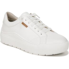 Dr. Scholl's Womens Time Off Go Lace Up Sneaker White Smooth 10 M