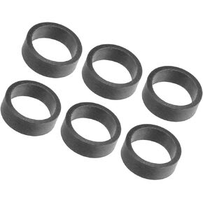 Motoforti Fuel Injector O Rings Seals No.13537585261 Fuel Injector Repair Kit for BMW X5 2010-2013 for BMW 760Li 2008-2015 Rubber Black (Set of 6) Long-lasting