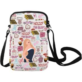 LEVLO Singer Crossbody Bag Music Album Lover Gift Singer Concert Shoulder Bag Music Lover Tour Merchandise