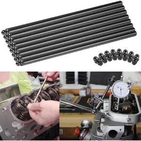 YMT 8Pack Push Rods, 3/8" 11.60" Long Chromoly Cut to Length, Fit for Air-cooled Vw Engines