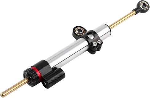 Motorcycle Steering Damper, Aluminum Universal Motorcycle Steering Damper Stabilizer for MT10 MT 07 MT09 Long Type in Kuwait