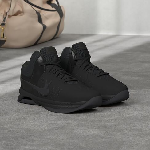 Nike Mens Air Visi Pro Vi Nbk Black/Anthracite Ankle-High Nubuck Basketball Shoe - 7M in Saudi Arabia