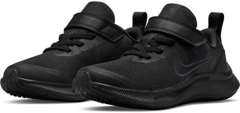 Nike Unisex-Child Star Runner 3 Pre School Running Shoe (Black/Black, Numeric_12) in Saudi Arabia