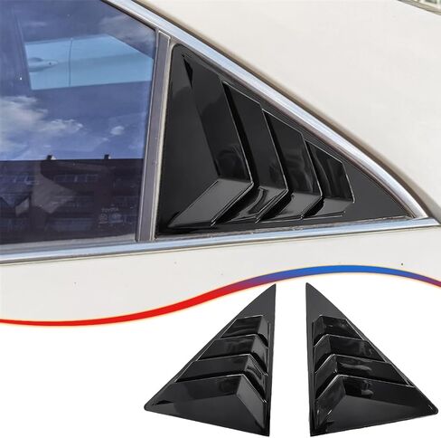 Window Subover 2PCS تنفيس الجانبي النافذة لوزه السابع من تويوتا كامري 2012 2014 ، ABS Print Sport Window Cover Covereds ، Express Trim Accessories - Blude Black in Kuwait