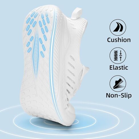 Wide Walking Shoes for Men Slip On Mens Running Shoes Tennis Shoes Lightweight Breathable Walking Sneakers Workout Gym Wide Sneakers in Saudi Arabia
