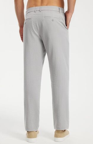 Libin Men's Imitation Linen Pants Casual Pants Lightweight Pants Summer Beach Lounge Pants in Saudi Arabia