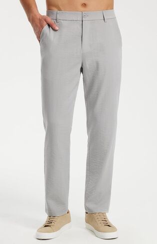 Libin Men's Imitation Linen Pants Casual Pants Lightweight Pants Summer Beach Lounge Pants in Saudi Arabia