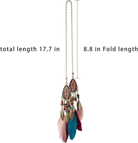 Small Dream Catcher Car Hanging Ornament, Handmade Nature Feather Boho Rear View Mirror Pendant, Car Decor Accessories Gift for Women in Kuwait