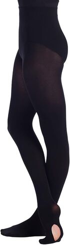 Adult Mesh Seamed Convertible Tights, Ultra Soft, Ballet, Dancewear 85% Nylon / 15% Spandex - TS96 in Kuwait
