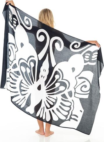 SHU-SHI Sarong Coverups for Women Beach Skirt Butterfly Wrap Swimsuit Long Pareo Cover Up in Saudi Arabia