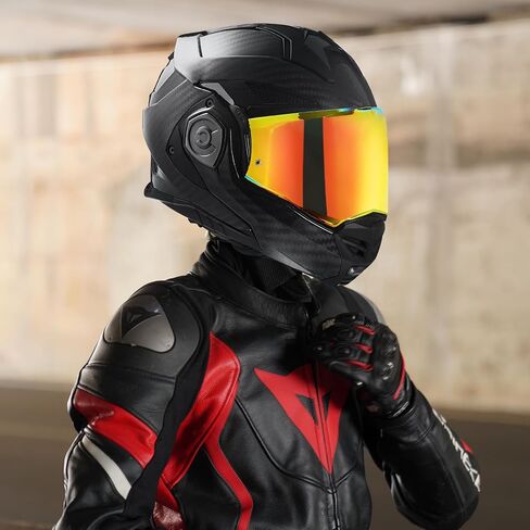 Advant X Visor Shield, Outer Face Shield for Advant X Motorcycle Helmet Compatible with Advant X Carbon (Chrome Red) in Saudi Arabia