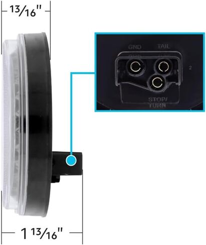 24 LED 4 "Mirage White Clear Lens in Kuwait