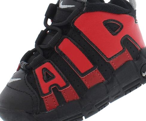 Nike Toddler's Air More Uptempo Bred Black/University Red (DM0020 001) in Saudi Arabia