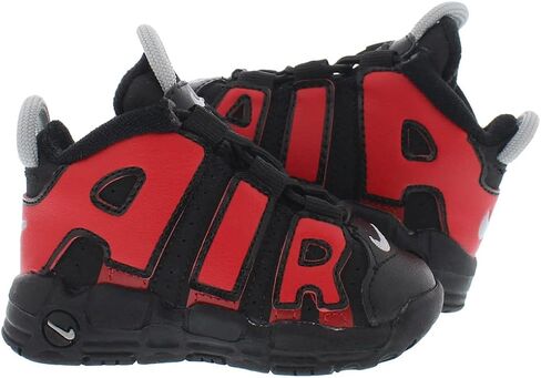 Nike Toddler's Air More Uptempo Bred Black/University Red (DM0020 001) in Saudi Arabia