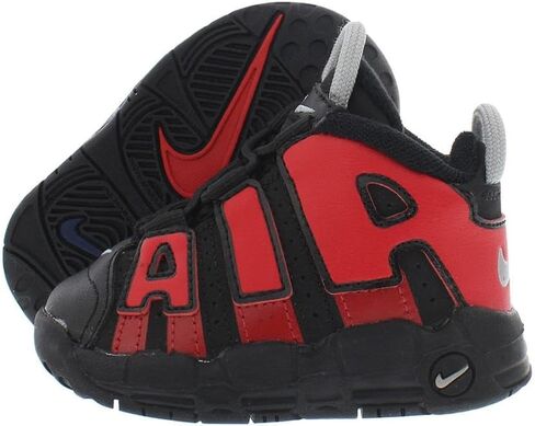 Nike Toddler's Air More Uptempo Bred Black/University Red (DM0020 001) in Saudi Arabia