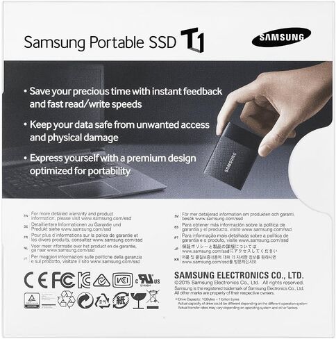 [DISCONTINUED] Samsung T1 Portable 500GB USB 3.0 External SSD (MU-PS500B/AM) in Saudi Arabia
