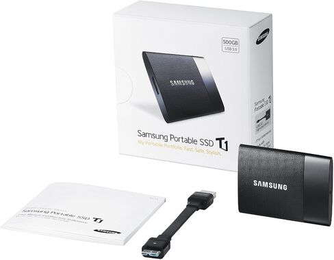 [DISCONTINUED] Samsung T1 Portable 500GB USB 3.0 External SSD (MU-PS500B/AM) in Saudi Arabia