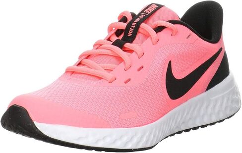 Nike Unisex-Kid's Revolution 5 Grade School Running Shoe, Active Fuchsia/Metallic Silver-Black, 5.5Y Regular US Big Kid in Saudi Arabia