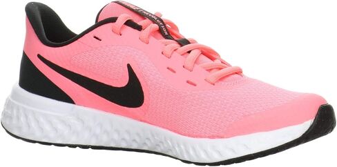 Nike Unisex-Kid's Revolution 5 Grade School Running Shoe, Active Fuchsia/Metallic Silver-Black, 5.5Y Regular US Big Kid in Saudi Arabia