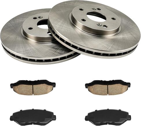 Torchbeam Front Brakes and Rotors Kit Brake Pads Brake Rotors and Pads Compatible with Honda 2003-2008 Pilot,Brake Rotors + Ceramic Pads Kit in Saudi Arabia