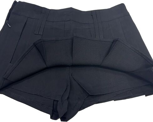 Women's Pleated Mini Skirt Y2k High Waist Stretchy Tennis Skater Short Skirt with Belt Club Party Wear in Saudi Arabia
