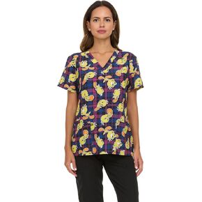 Scrubs Womens - Looney Tunes Tweety ، Tom & Jerry Medical Top (S -XXL)