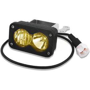 Headlight Kit with Mount Bracket Compatible for SurRon Segway X260 and Talaria, Yellow Floodlight dirt bike headlight kit, Sur-ron Accessories (Yellow Light)