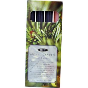 Root Candles Advent Candle Set, 4-Count