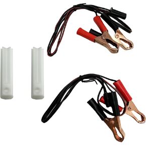 Universal 12V Fuel Injector Cleaning Kit - Professional Grade Flush Adapter with 2 Nozzle Sizes for Diesel/Gasoline, Compatible with Auto, Truck, SUV Fuel Injection Systems
