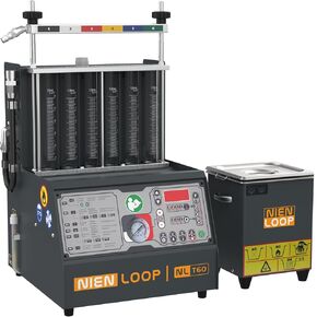 6-Cylinder Car Fuel Injector Tester Cleaning Machine, Ultrasonic Cleaner,