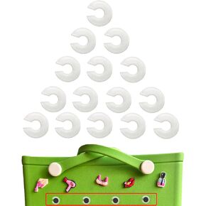 Lopau Charm Fasters Insert insort for Bogg Bag ، احتفظ بالسحر من السقوط من الإكسسوارات الفارغة المتوافقة مع Bogg ، ببساطة جنوب الشاطئ