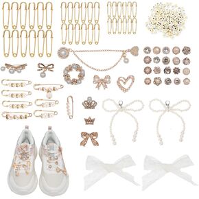 371Pcs Sneaker Shoe Charms Women’s Sneaker & Sock Shoe Accessories | DIY Jewelry Kit with Creative Shoelace Charm Collection for Girls Teens Craft Party (Fashion Gift Ideas)