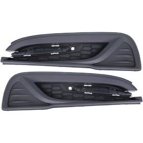 For Honda Civic 2013 2014 2015 Fog Light Cover Driver And Passenger Side | Pair | Front | Textured Black | Made Of PP Plastic | Replacement For HO1038113, HO1039113 | 71107TR3A61, 71106TR3A61 in Kuwait