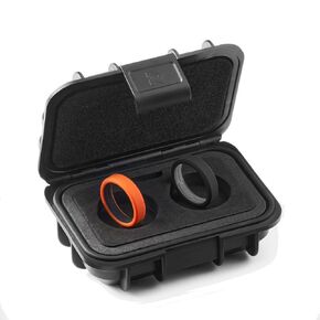 The Ridge 6mm Beveled Silicone Ring Set - Basecamp Orange - 10