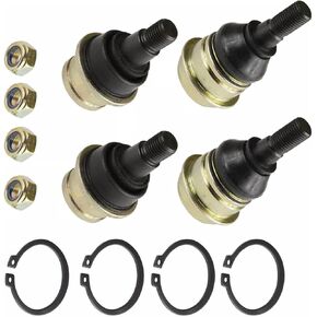 4pcs Front Knuckle Lower Upper Ball Joint AM146066 AUC12838 Replacement for John Deere Xuv Gator 625i 825i Gas UTV 855D 855M S4 XUV865E XUV865M 865R
