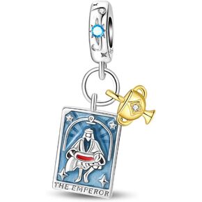 سحر بطاقة التارو 925 سحر الفضة الاسترليني لأوروبا وأمريكا الأساور والقلائد عيد ميلاد العودة إلى هدايا هدايا المرأة in Kuwait