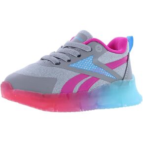 Reebok Girl's Zig N' Glow Elastic Lace Sneaker