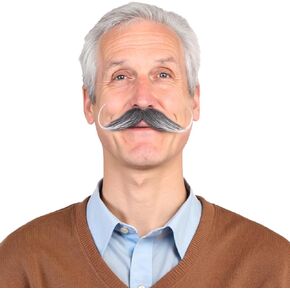 Honcloud Fake Mustache, Self-Adhesive Novelty Mustache for Costume Matching Halloween Party