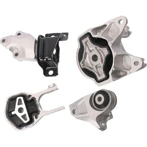 Engine Motor and Transmission Bracket Kits Fit for Ram Promaster 1500, 2500, 3500 3.6L 2014-2021, Auto Motor Engine & Trans Mount Set 4 PCS Replace OE# 68264483AA, 68157408AB, A5879, A5938