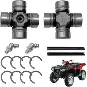 Front Prop Shaft U-Joint Front Driveshaft Compatible with Polaris RZR Ranger Sportsman General 1000 800 900 700 570 500 OEM# 2202015 3235616 2203703 3260104 3235500