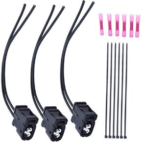 Ignition Coil Connector Plug with Wires Replacement for 300/GS300/SC300 Set of 3