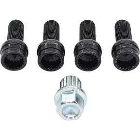 MOTOKU M14 x 1.5 Antitheft Wheel Bolts Lock Lug Nut with Key for VW Golf Jetta Beetle Passat Audi A3 A4 A5 A6 A8 TT S3 Q3 Q5 Q7