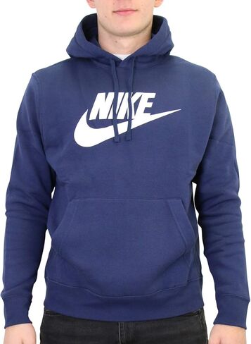 Nike GX NSW Mens Club Pullover Hoodie BV2973-410 Size S Midnight Navy/White in Saudi Arabia