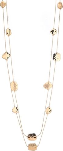 Noessla Long Gold Necklace for Women Long Beaded Chain Necklace Costume Jewelry Gifts for Women Trendy in Saudi Arabia