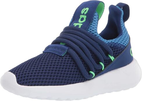 adidas Lite Racer Adapt Running Shoe, Black/Camo/White, 12 US Unisex Little Kid in Saudi Arabia