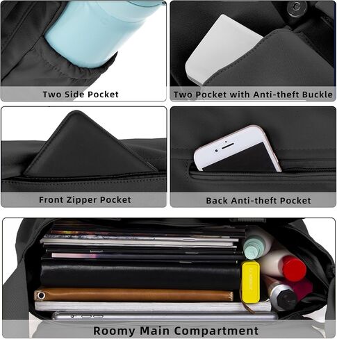 Travel Messenger Bag for Women Men: Durable Canvas Crossbody Handbag with Adjustable Strap Lightweight Laptop Purse in Saudi Arabia