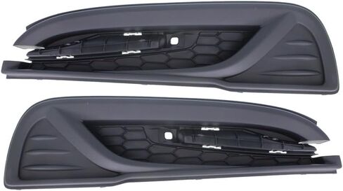 For Honda Civic 2013 2014 2015 Fog Light Cover Driver And Passenger Side | Pair | Front | Textured Black | Made Of PP Plastic | Replacement For HO1038113, HO1039113 | 71107TR3A61, 71106TR3A61 in Kuwait