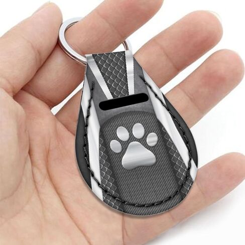 Howilath Sliver Dog Paw Print Cover Cover/Teadering Wheel Cover/Seatbelt Pads/Coasters/Keychain/Armrest Cushion ، 10pcs Auto Interior Accessories in Kuwait