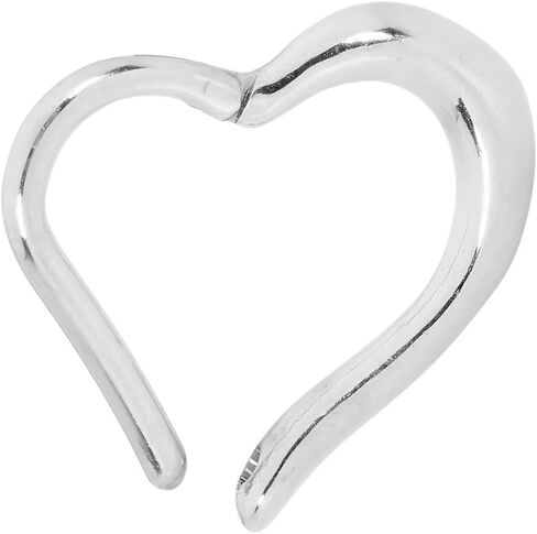 365 Sleepers 316L Surgical Steel Hypoallergenic 16g Love Heart Septum Jewelry مفصلي حلقة خاتم الجسم ثقب حلقات الشفاه الحلزونية الغضروف من الأقراط in Kuwait